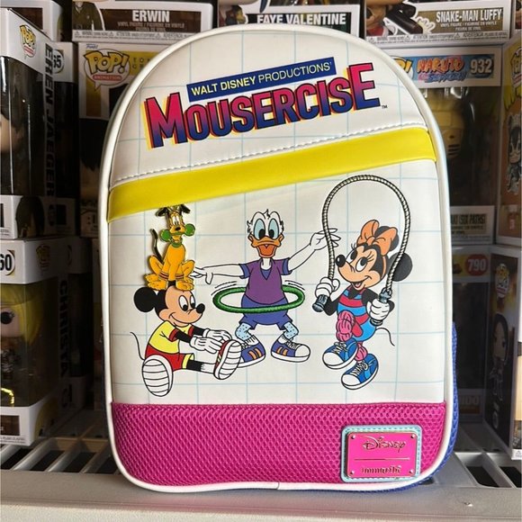 Loungefly Disney Mickey & Friends Mousercise Mini Backpack main image 9